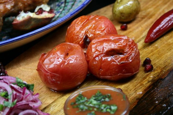 шашлык из бакинских помидоров